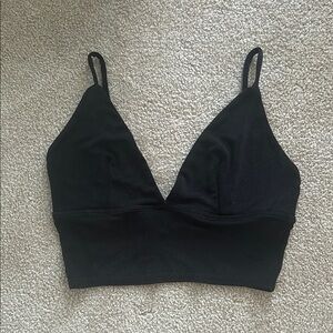 Urban Outfitters Black Triangle Cup Bralette